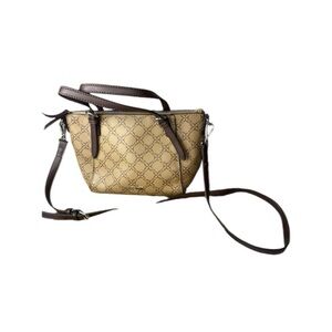 Nine West Brown & Tan Crossbody Bag Purse